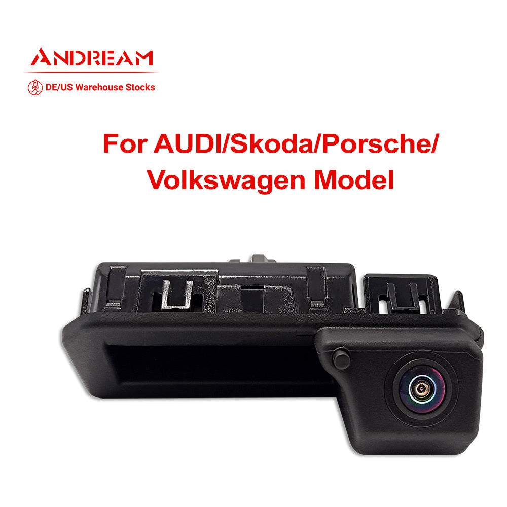 AHD 1080P CCD Trunk Handle Rear View Camera For AUDl/Skoda/Porsche/ Volkswagen Model