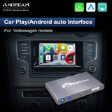 Andream Wireless Carplay Android Auto Interface Box Module For Volkswagen VW Golf Passat Lingdu Tiguan Teramont 2014-2018 Navigation MMI MIB System