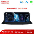 Andream 10.25" Android 13.0 8G+128G Qualcomm Octa-core MultiMedia For BMW X5 E70 X6 E71 2007-2014 Car Radio Bluetooth Smart Navigation Video Player.