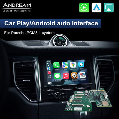 Wireless Carplay Android Auto Module For Porsche PCM3.1Cayenne Macan 911 Panamera Bosxter Android Auto Car Accessories