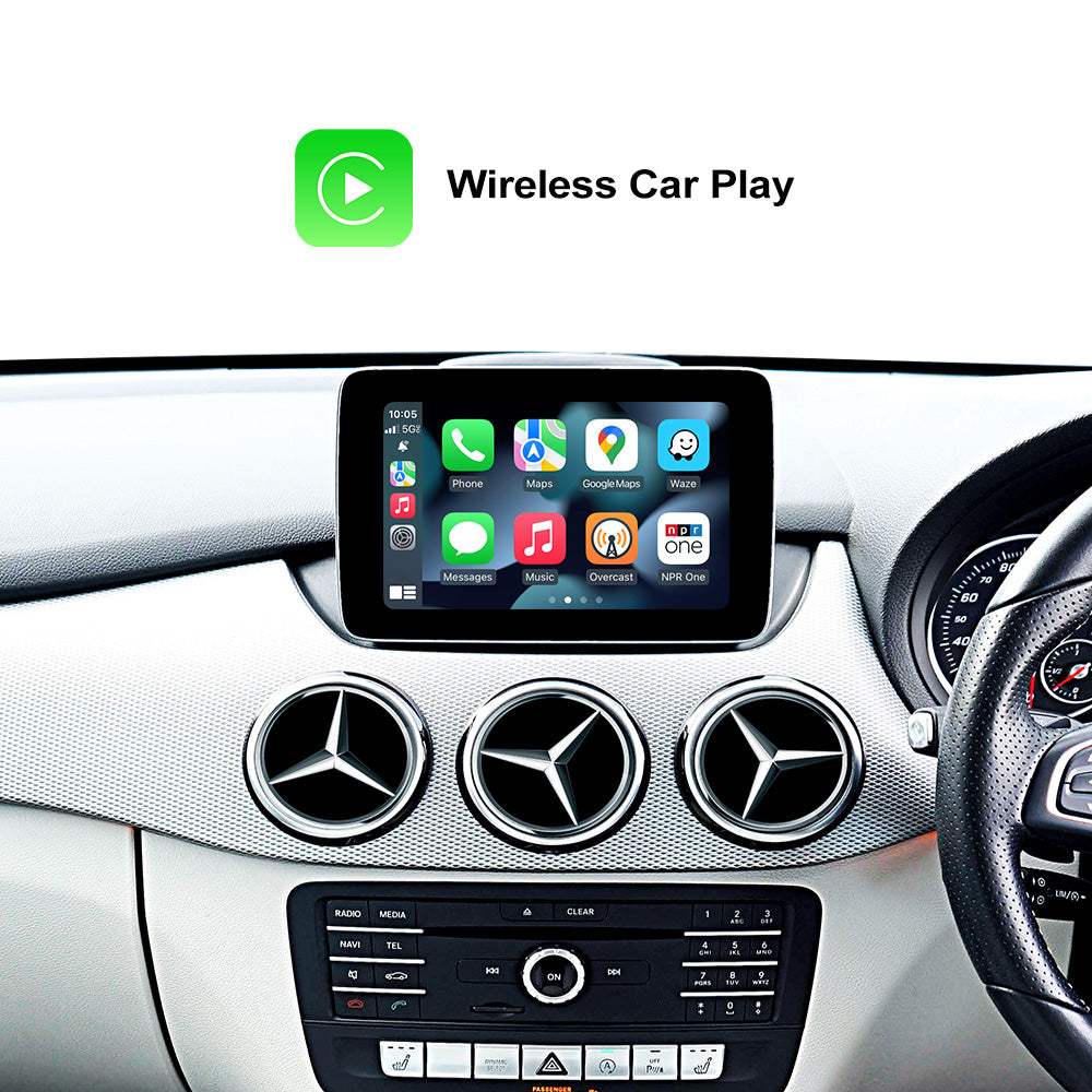 Andream Prime Retrofit Box for Wireless CarPlay & Android Auto in Mercedes-Benz A B C E S-Class GL-Class with NTG 4.5 4.7 5.0 Systems