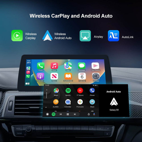 Andream Android Touchscreen Display Upgrade With Android Auto Navigation and Fiber Decoder Box.