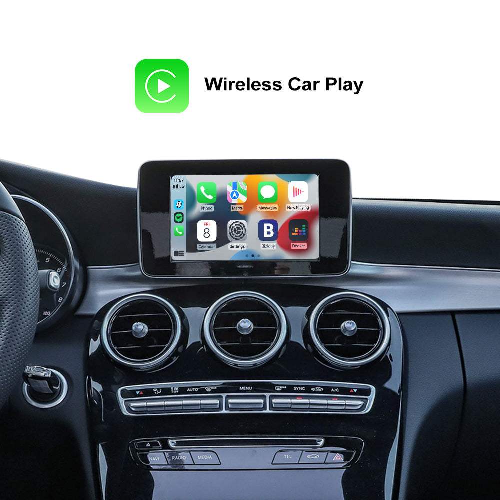 Andream Wireless CarPlay Android Auto MMI Interface Adapter Prime Retrofit For Mercedes Benz NTG 5.5 6.0 Mirror Link Navigation Box Kit GPS Upgrade.