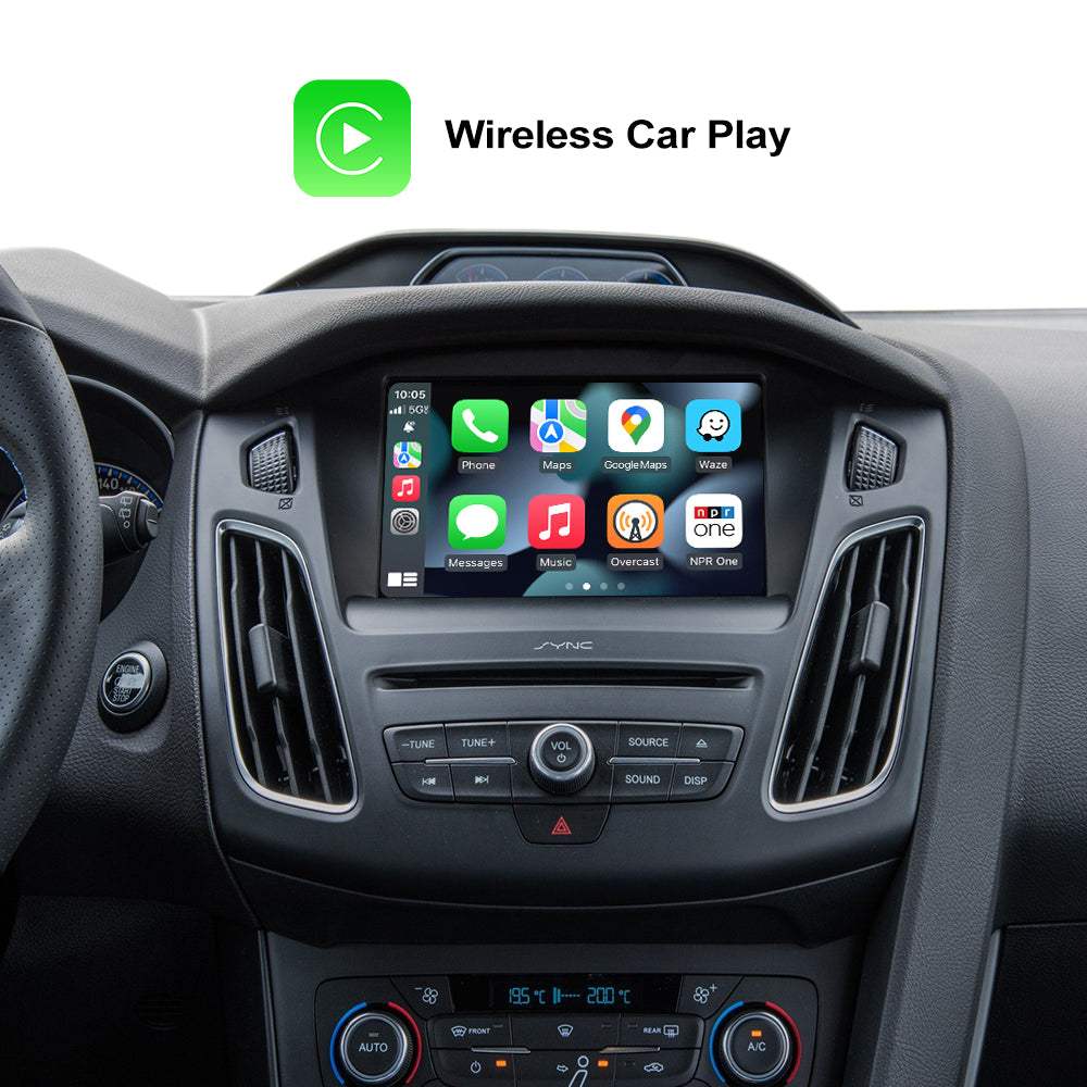 Andream Wireless Ios Carplay Android Auto Retrofit Interface Box For Ford Sync2 Focus Fiesta Escape 2013-2019 Central MMI Media Radio Navigation Upgrade