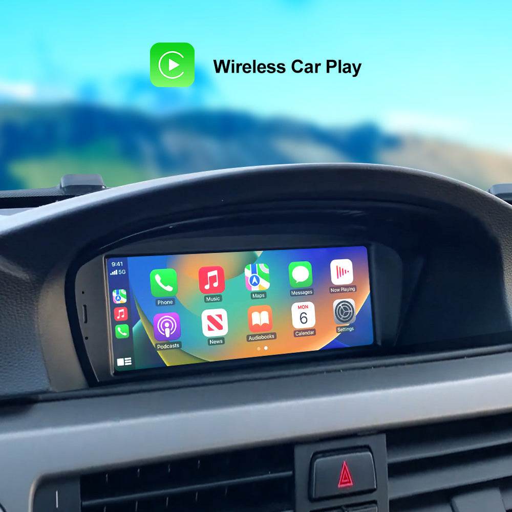 Andream 8.8" Wireless CarPlay Android Auto Head Unit Multimedia For BMW Series3 5 E60 E61 E63 E64 M5 E90 E91 E92 E93 M3 CCC CIC Touch Screen.