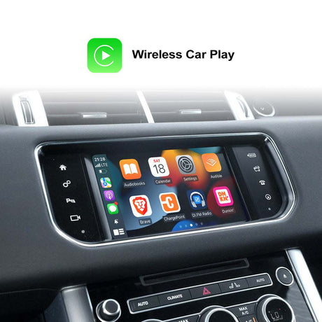 Andream Wireless Carplay OEM Adapter Dongle Interface Module Box For Land Range Rover Sport Evoque Vogue Discovery 4 Jaguar XE XF Android Auto Mirror.