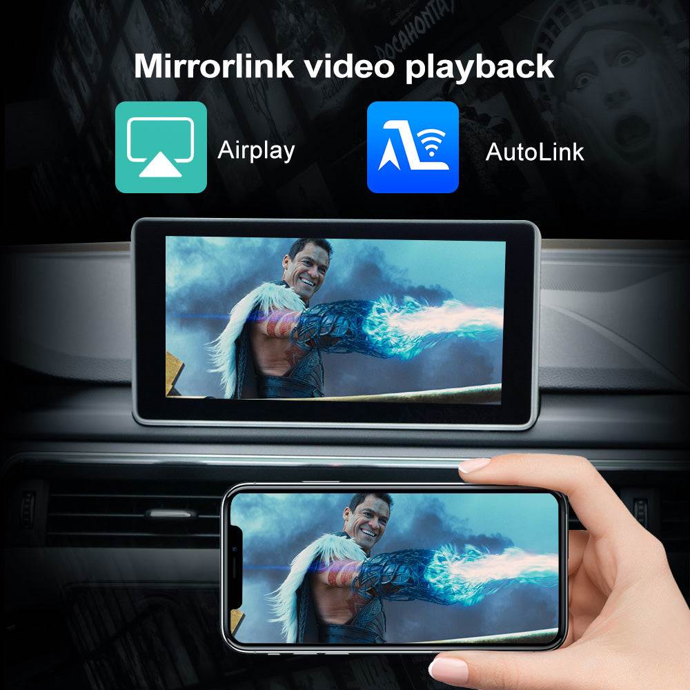 Andream Wireless Apple CarPlay MirrorLink For Audi Q3 Q5 Q7 A1 A3 A4 A5 A6 A7 A8 S5 S7 with 3G/3G+/MIB MMI/Symphony/Concert Prime Multimedia Box.