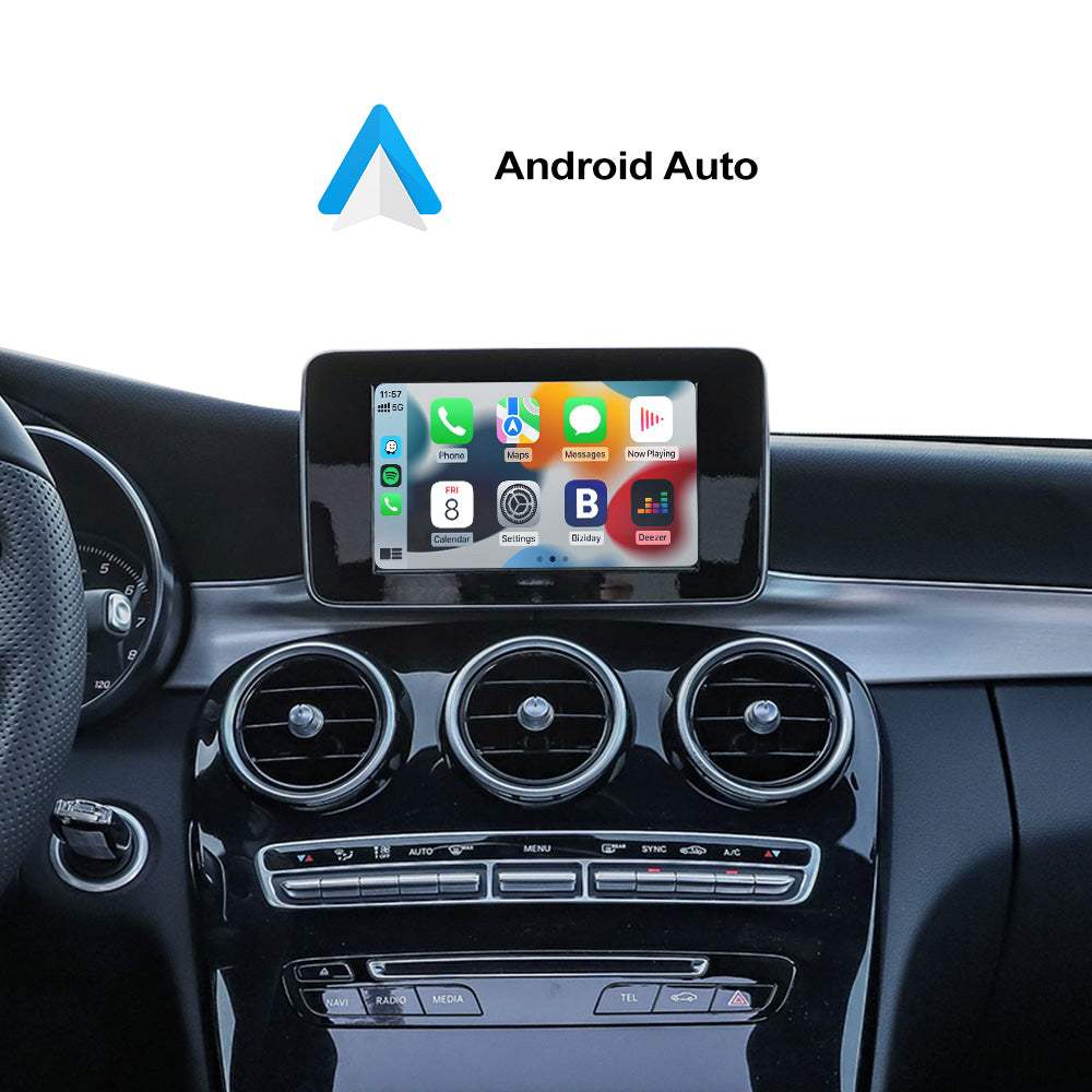 Andream Wireless CarPlay Android Auto MMI Interface Adapter Prime Retrofit For Mercedes Benz NTG 5.5 6.0 Mirror Link Navigation Box Kit GPS Upgrade.