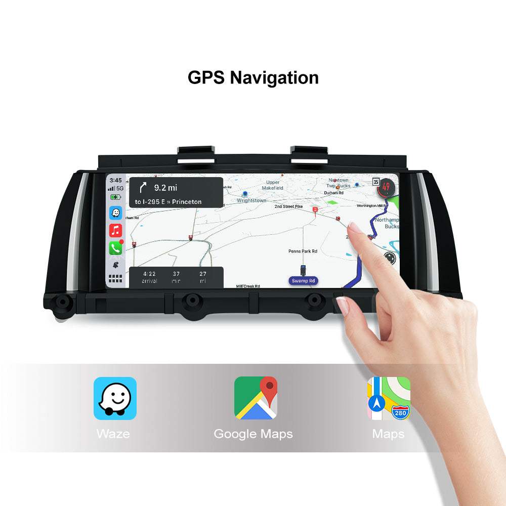 Andream 8.8" Wireless Apple CarPlay Android Auto Multimedia For BMW X3 F25 X4 F26 CIC NBT Touch Screen Wifi Bluetooth GPS Idrive Steering Wheel.