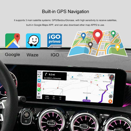 Andream Android 13.0 Multimedia Navigation Box 8GB+128GB Wireless CarPlay Android Auto For Mercedes Benz NTG A B C GLA GLB GLC Class NTG 5.5/6.0.